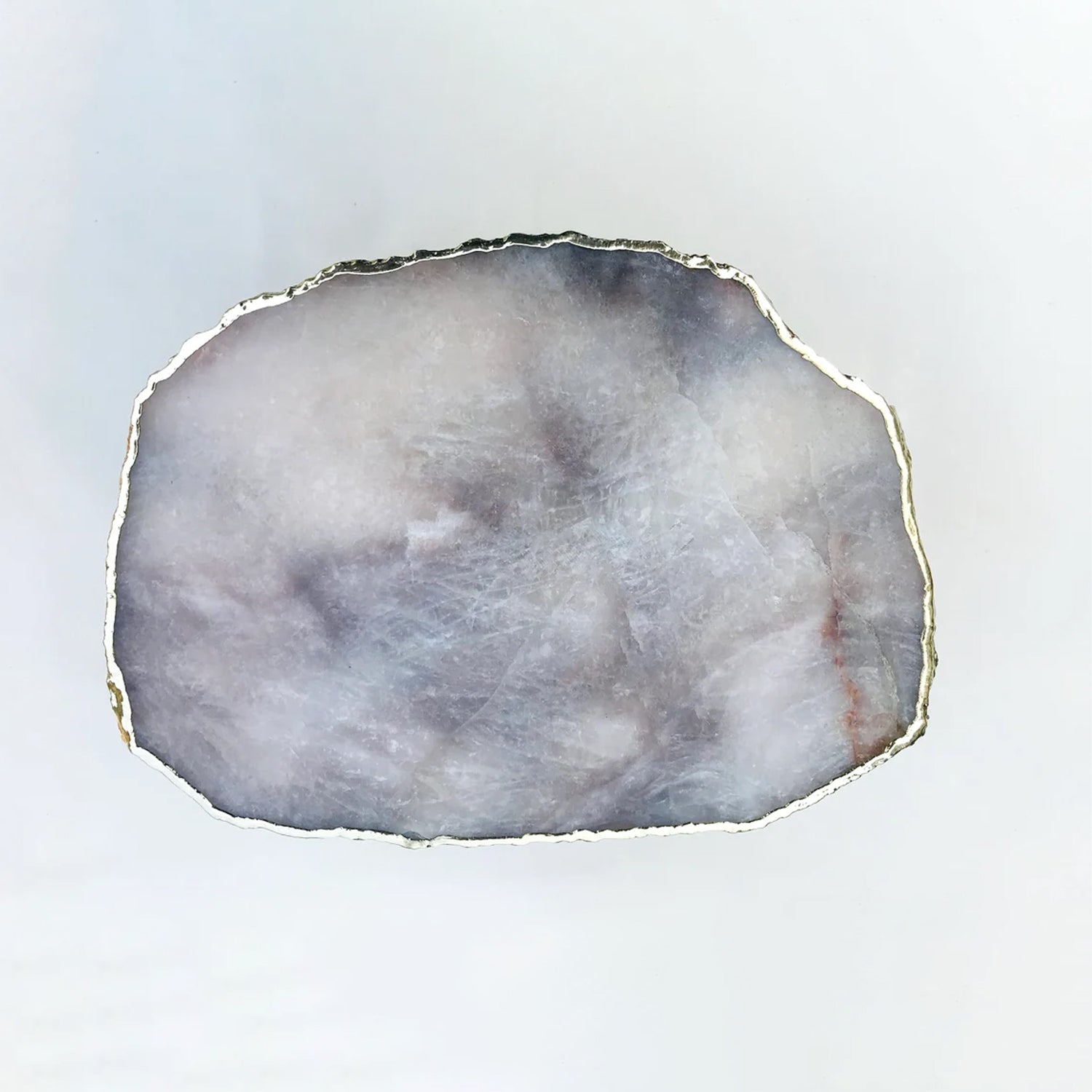 Grey Agate Quartz Cake Stand