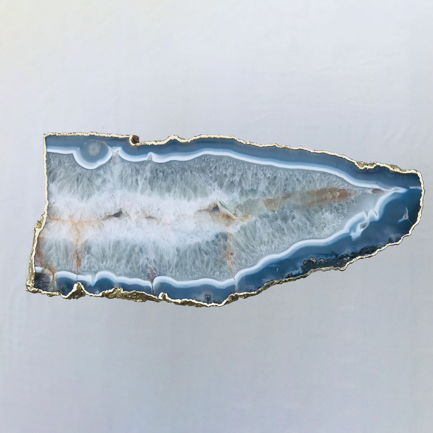 Large Agate Organic Edge Side/Coffee Table
