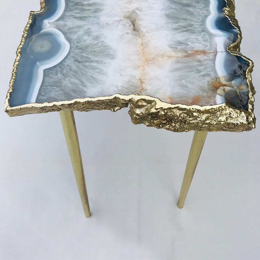 Large Agate Organic Edge Side/Coffee Table