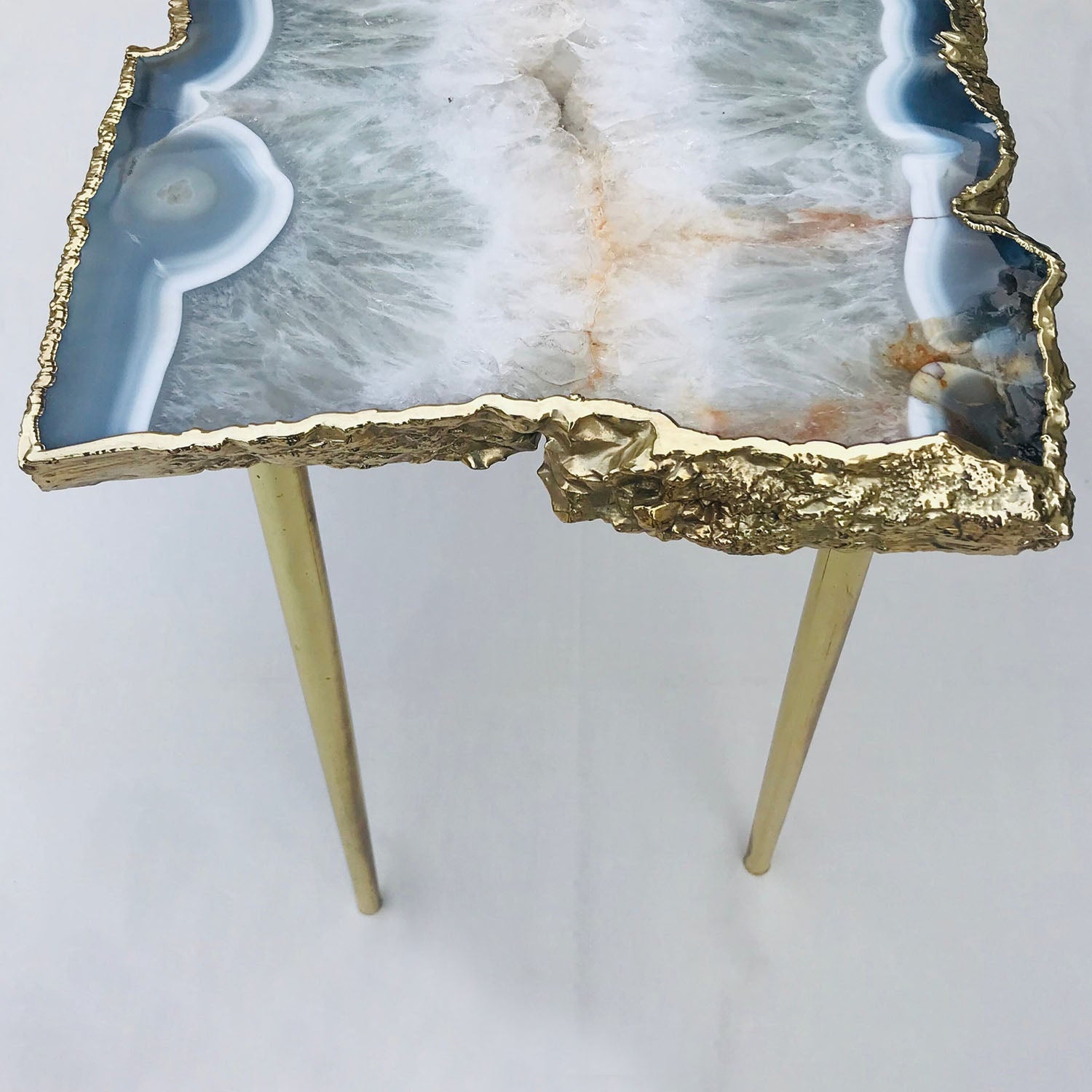 Large Agate Organic Edge Side/Coffee Table
