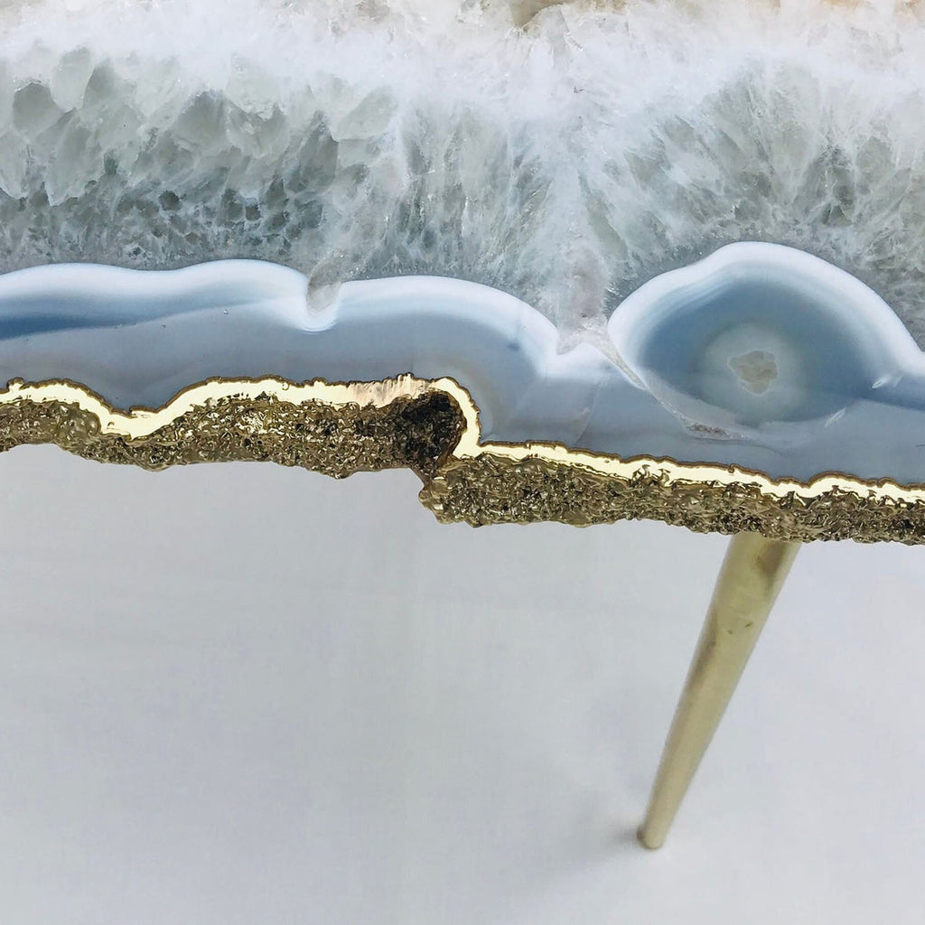Large Agate Organic Edge Side/Coffee Table