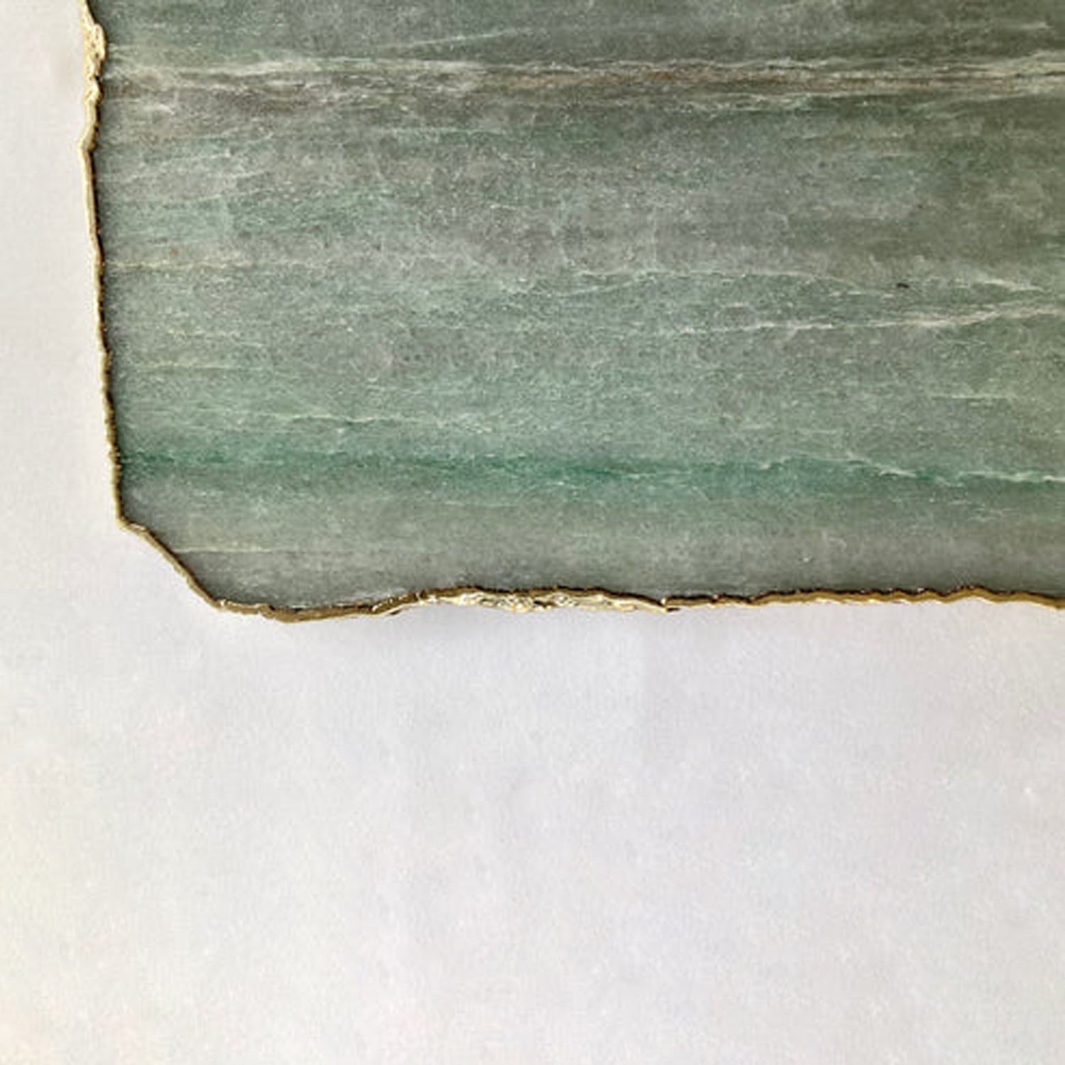 Green Aventurine Agate Cheese Platter/Tray