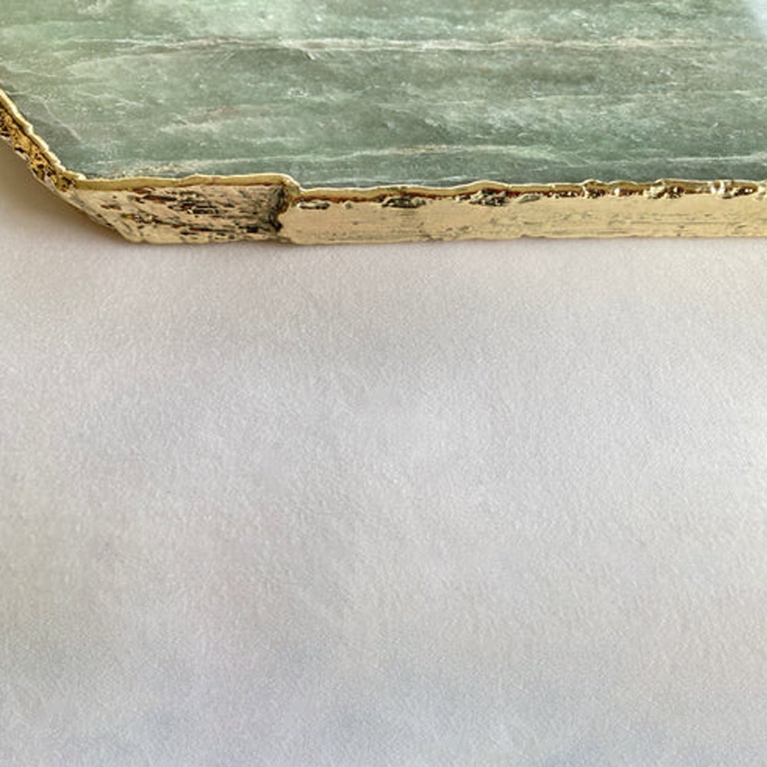 Green Aventurine Agate Cheese Platter/Tray