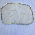 Large White Agate Cheese Platter/Tray