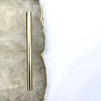 Large White Agate Serving Tray With Brass Handle Boards 10"x15"