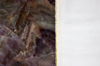 Amethyst Agate Wall Clock