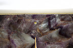 Amethyst Agate Wall Clock
